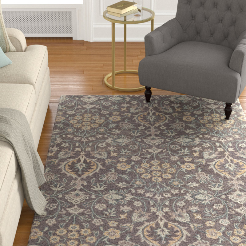 Astoria Grand Alden HandTufted Wool Light Gray Area Rug & Reviews